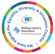 Badge showing that YRP has signed the Railway Industry Association Equality, Diversity and Inclusion Charter